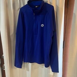 The North Face Blue Pullover 1/4 zip